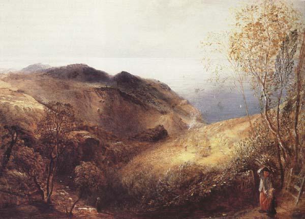 Samuel Palmer Scene from Lee,North Devon china oil painting image